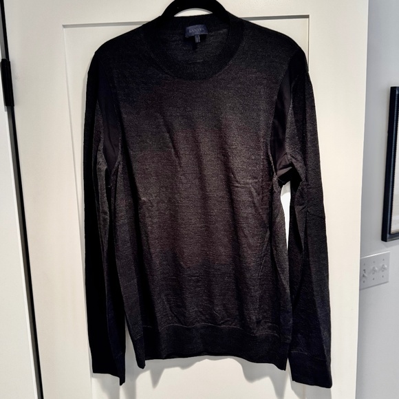 Lanvin Panel Detail Extra Fine Merino Wool Sweater - Picture 3 of 6